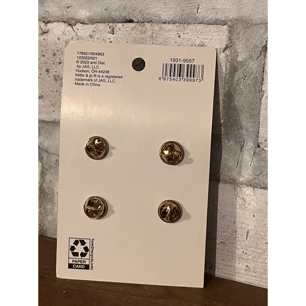 Set of 4 Enamel‎ Floral Pins NWT